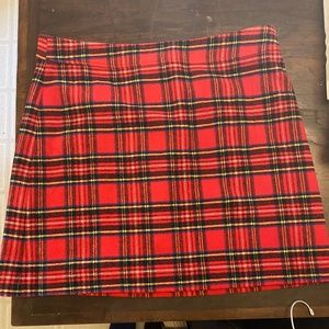 New JCrew Plaid Skirt